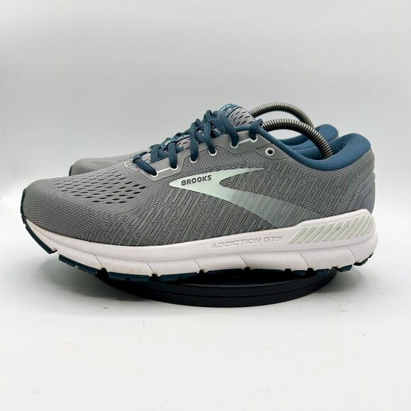 Brooks Addiction GTS 15 Womens Size 11B Grey Athletic Running Shoes Sneakers - Picture 2 of 10